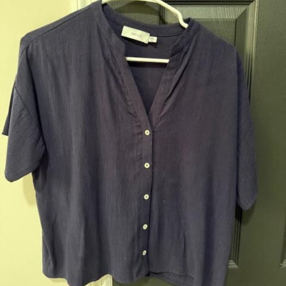 Greylin XS Navy Blouse